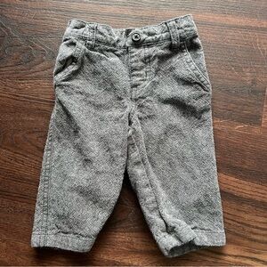 Gymboree Baby Boy 3-6 month gray dress pants 100% cotton